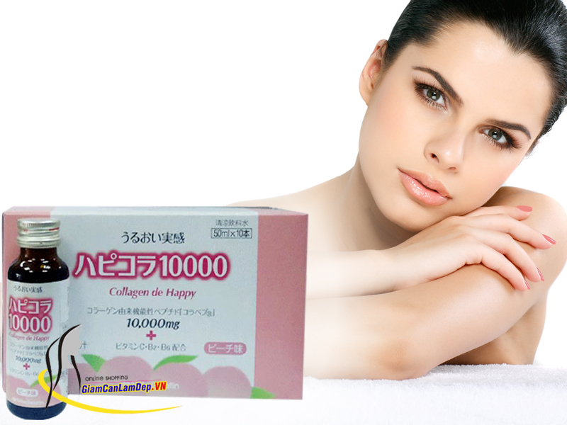 Nước Uống Collagen DE HAPPY 10000 mg Đẹp Da Từ Nhật Bản