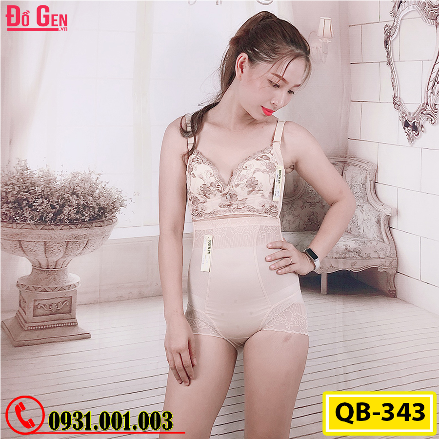 Quần Lót Gen Nịt Bụng Chống Cuộn Định Hình Vòng Eo (Cod: QB-343)