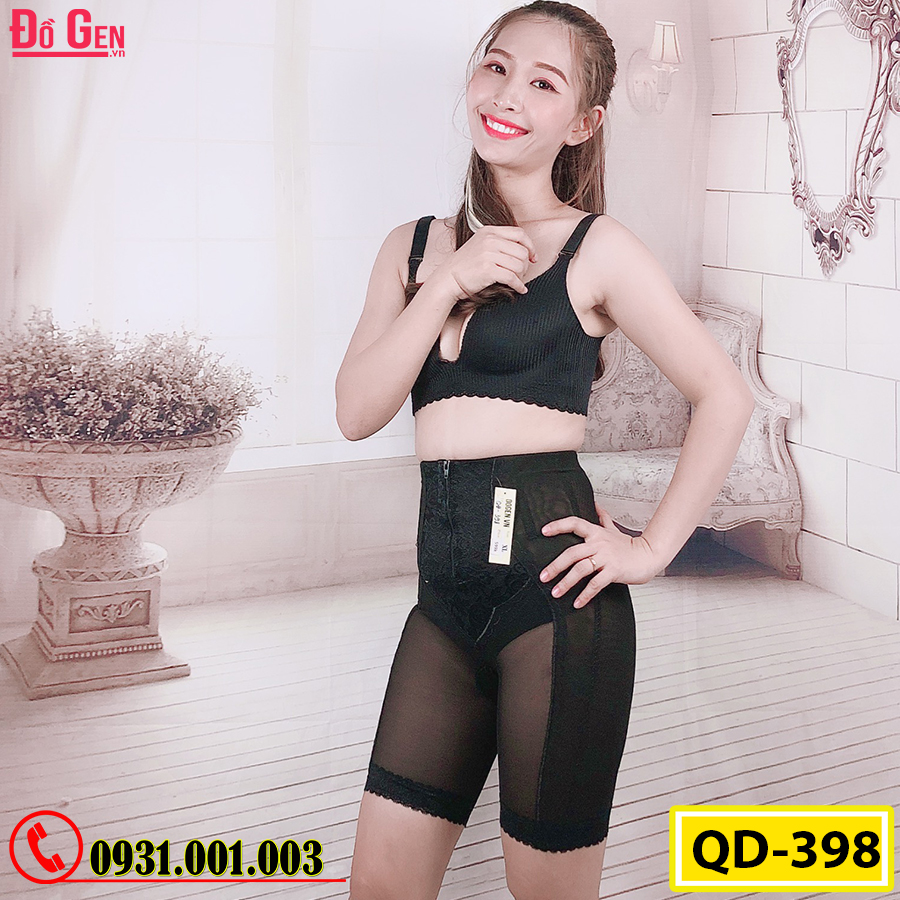 Gen Nịt Bụng - Quần Lót Gen Định Hình Cao Cấp Chống Cuộn Thu Gọn Vòng Eo (Cod: QD-398)