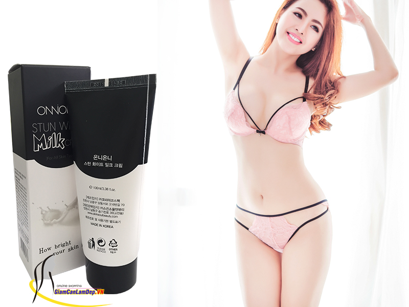 Stun White Milk Cream - Kem Dưỡng Trắng Da Hàn Quốc từ sữa và cám gạo