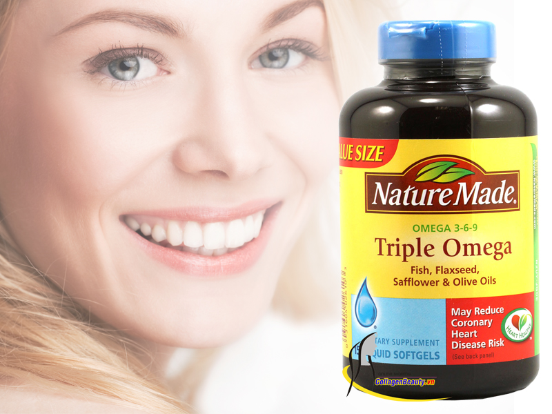 Viên Uống Dầu Cá Nature Made Triple Omega 3 6 9 Fish Flaxseed Oliver Oils